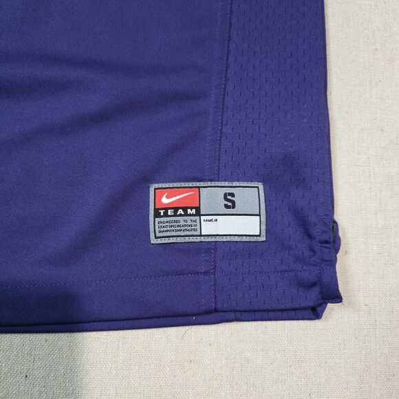 Nike Team TCU Horned Frogs FOOTBALL Jersey 2014-15 PURPLE/BLACK #2 Womens SMALL - Picture 3 of 6